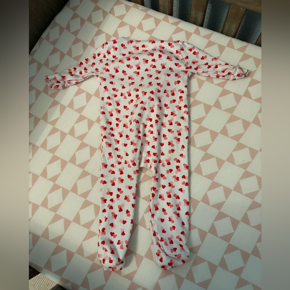 Hill House Heart Patterned Kids One Piece
